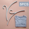 thumbnail image 1 of Fiudx Ofertas de la semana Percha creativa con 5 piezas de rejilla de secado antideslizante para cuello, 1 of 4