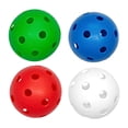 thumbnail image 3 of 4x pelotas de Floorball shamjiam pelotas de competición huecas Azul Verde Rojo, 3 of 8