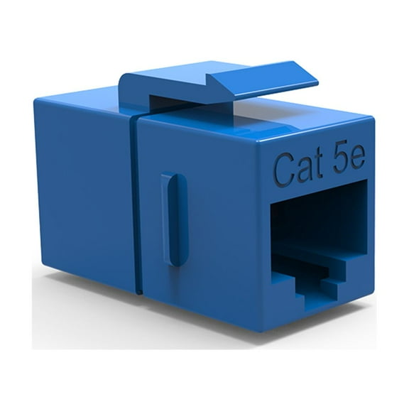 ACCL Cat.5E Inline Coupler w/Keystone Latch Blue, 2 Pack