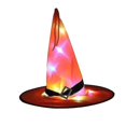 thumbnail image 3 of Sombrero de bruja con luz Led para Halloween, sombrero de bruja mago, fiesta de fantasma, accesorios de decoración para Cosplay, 3 of 5