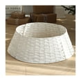 thumbnail image 2 of Maytalsory Naturally Degned Christmas Tree Base Crafted Water Hyacinth quick and effortless setup, Woven Patterns Easy, 2 of 6