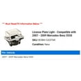 thumbnail image 2 of License Plate Light - Compatible with 2007 - 2009 Mercedes-Benz S550 2008, 2 of 2