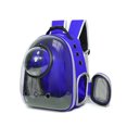 thumbnail image 2 of Cat Carrier Backpack - Space Capsule Pet Carrier for Small to Medium Cats & Dogs Airline-Approved, Ventilated & Comfortable for Travel, Hiking, Walking & Camping pro dark blue, 2 of 8
