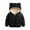 Black, variant on AherBiu Infant Baby Clothes Unisex Boys Girls Winter Coats Fleece Lined Zip up Ear Hooded Thermal Jackets