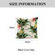 thumbnail image 2 of Funda de almohada decorativa para exteriores con estampado de pájaros y flores, juego de cojín de primavera de 18 x 18 para 4 días, 2 of 5