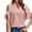 A-Pink1200, variant on Womens Cold Shoulder Blouse Split Sleeve Split Neck Shirt Solid Color Lightweight Elegant Evening Party Tops