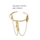 thumbnail image 2 of Metal Armlet Women Bracelet Anniversary Golden Alloy Decoration 2Pcs, 2 of 5