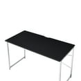 thumbnail image 3 of ACME Tennos Writing Desk in Black and Chrome Finish, 3 of 3