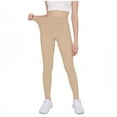 thumbnail image 1 of Pantalones de yoga de longitud completa para niños, de color sólido, con cintura elástica, con bolsillos y elásticos, de poliéster para adultos., 1 of 5