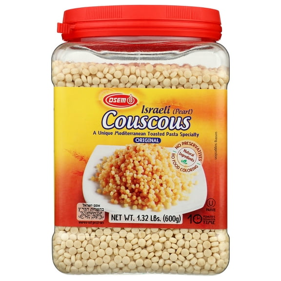 Pack of 4, Osem Israeli (Pearl) Couscous Original, 1.32 lb