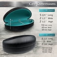 thumbnail image 4 of Estuche para Gafas de Sol MyEyeglassCase XL para Monturas Curvas Negro, 4 of 6
