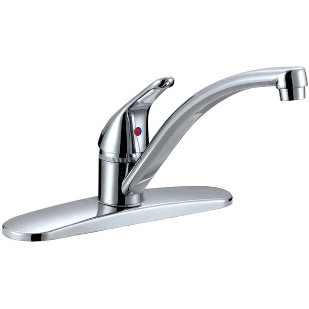 Aqua Plumb 1558010 Premium ChromePlated SingleHandle Kitchen Faucet