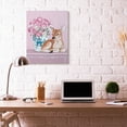thumbnail image 2 of Flower Vase And Deer Pink Animal Painting 30" x 40" Painting Canvas Art Print, by Stupell Home Décor, 2 of 6