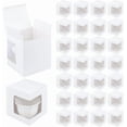 thumbnail image 1 of 36 cajas para tazas de regalo, cajas blancas para tazas de café, cajas transparentes para vasos de vino, cajas de regalo sin envolver de 11 oz, 12 oz y 15 oz., 1 of 9