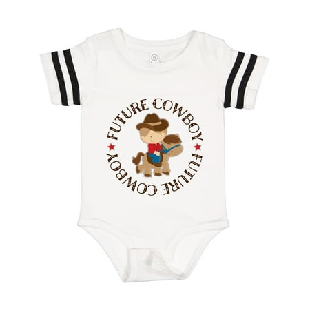 

Inktastic Future Cowboy Western Boy Gift Baby Boy Bodysuit