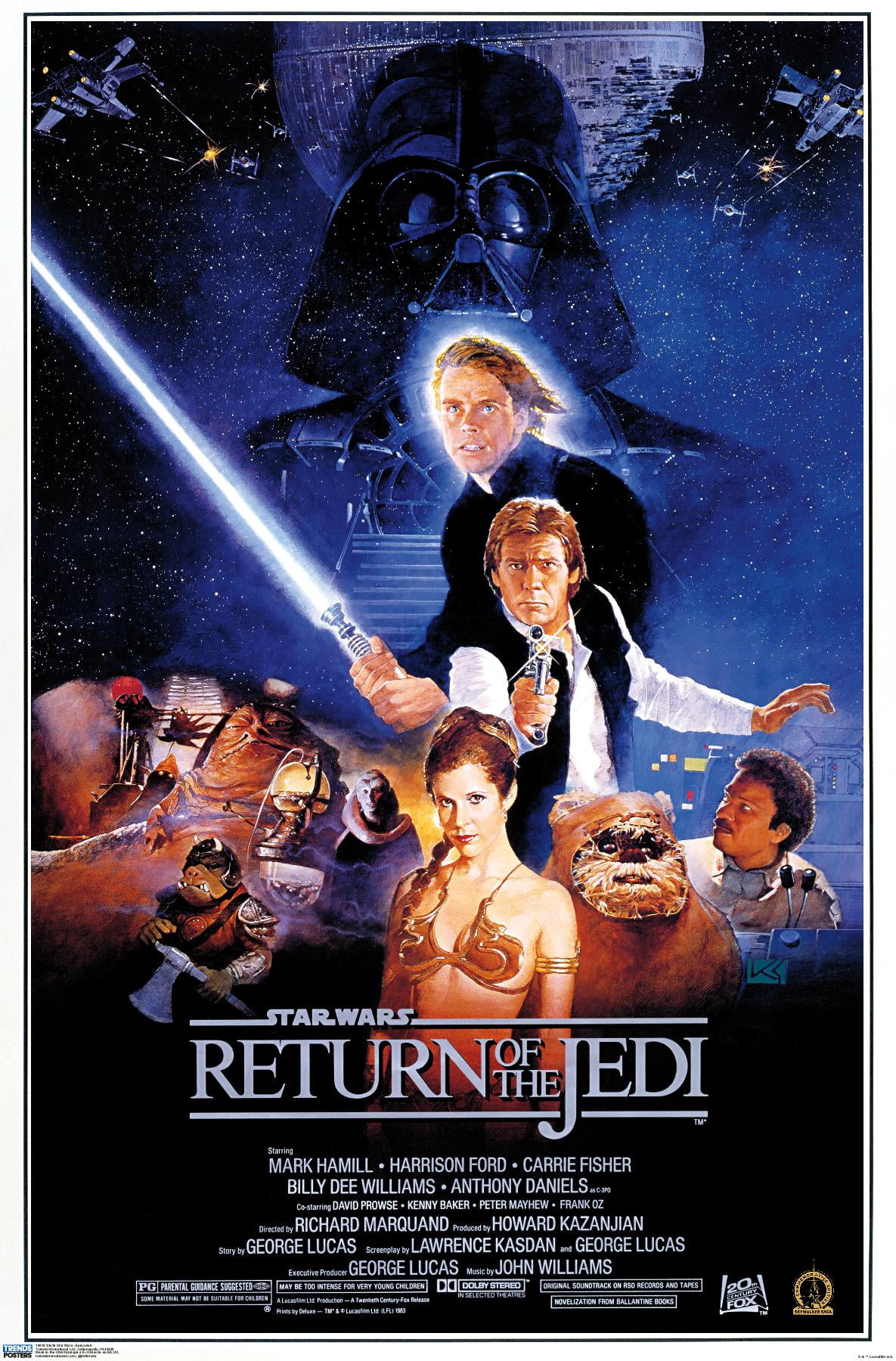 Star Wars Return of the Jedi Poster Size 24" x 36" LMT FREE SHIP EDIT 
