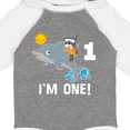 thumbnail image 4 of Inktastic First Birthday 1 Year Old Dolphin Boys or Girls Long Sleeve Baby Bodysuit, 4 of 5