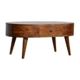 thumbnail image 3 of Chestnut Rounded Coffee Table, 3 of 5