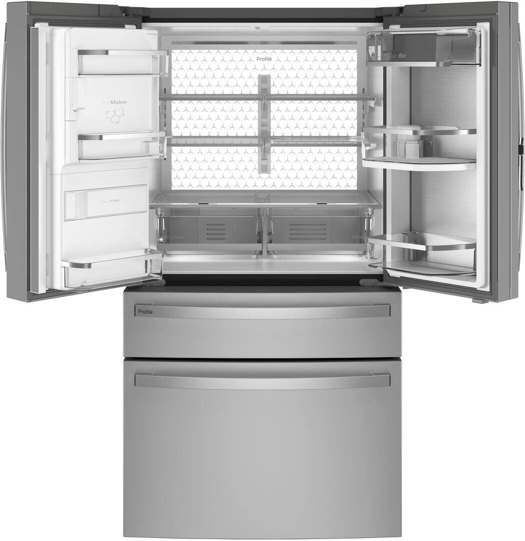 GE Profile PVD28BYNFS 36 Inch Fingerprint Resistant Stainless Steel French Door Refrigerator – 951993178