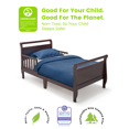 Delta Children Contemporary Wood Sleigh Toddler Bed Greenguard Gold