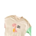 thumbnail image 4 of Coduop Infant Baby Girl Boys Romper Cotton Long Sleeve Dinosaur Print One Piece Bodysuit Jumpsuit, 4 of 7