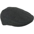 thumbnail image 1 of Wool Blend Tweed Winter Ivy Scally Cap (X-Large, Black & Grey), 1 of 2