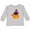 AC-Heather Grey, variant on Halloween Cat, Black Cat, Witch Hat, Pumpkin Boys or Girls Long Sleeve Toddler T-Shirt