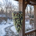 thumbnail image 4 of Clearence! Christmas Garland Artificial Pine Teardrop Swag Hanging Door Decoration Pine Cones Holiday Decor Wreath Alternative Mantle Staircase Railing Porch Entryway Ornament, 4 of 7