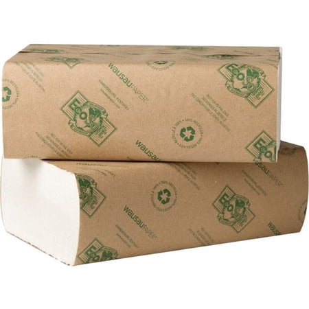 Ecosoft Multifold Towels, White, 250 Towels/pack, 16 Packs/carton