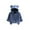 Blue, variant on Annhoo Toddler Boys Girls Fleece Jackets Winter Thick Long Sleeve Zipper up Outwear Baby Cute Ears Hooded Tops
