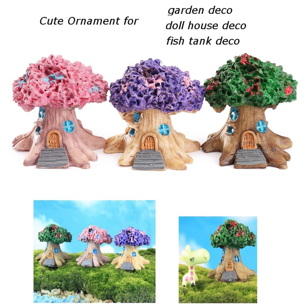 joyMerit 20pcs Luminous Tree Elves Fairy Gardening Decor Ornament Vaso di Fiori