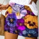 thumbnail image 2 of Mujeres Pantalones Cortos con Bolsillos Impresos Detalle Vendaje, Casual Y Suelto Ajuste Pantalones Cortos de las Mujeres para el Verano, 2 of 5