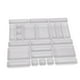 thumbnail image 1 of Organizador de cajones de 24 piezas, práctico y multifunción, separador estable de adornos para Blanco, 1 of 9