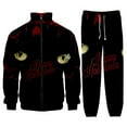 thumbnail image 1 of toraway Mens Sets 2 Piece Outfits Summer Digital Print 3D Hooded Sweatshirt Threaded Leggings Set XXL, 1 of 3