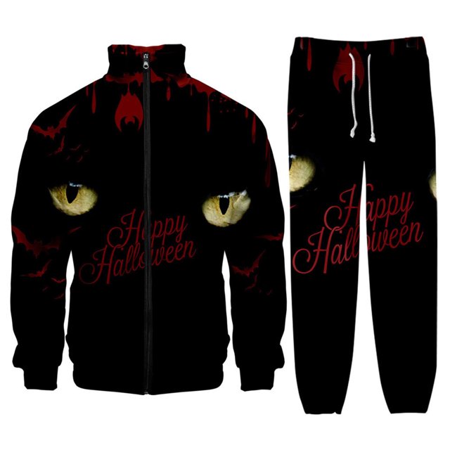 toraway Mens Sets 2 Piece Outfits Summer Digital Print 3D Hooded Sweatshirt Threaded Leggings Set XXL