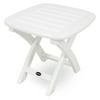POLYWOOD® Nautical Recycled Plastic Outdoor Side Table