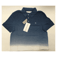 thumbnail image 2 of Calvin Klein Men's Short Sleeve Slub Cotton Monogram Logo Polo Shirt, XS, 2 of 2