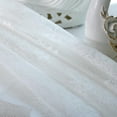 thumbnail image 3 of Floral Vine Lace Sheer Curtains, Rod Pocket Window Voile Flower Embroidery Sheer Drapes for Bedroom Kitchen Living Room, 59.1 inch x 70.9 inch, 3 of 6
