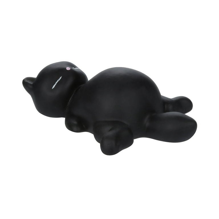 Suaninxi Pinch Angry Cat Cute Pet Toy Decompression Artifact Vent Toy Cat-Shaped  Stress Relief Balls Squeeze Toys Holiday Kids Gift. (Black) : :  Toys