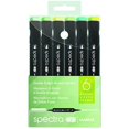thumbnail image 1 of Chartpak Spectra AD Marker Set in Plastic Case, Tri-Nib and Brush Dual-Tip, 6 Assorted Green Colors (SGREENS6AD), 1 of 4