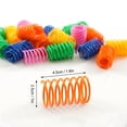 thumbnail image 5 of 100Pcs 5Colors Cat Springs Toys for Indoor Cats, Interactive Self-Play Hunting Toys for Kittens, Biting & Swatting Creative Cat Coils Toys, 5 of 6