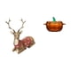thumbnail image 1 of Escultura de reno, alce y ciervo, adorno de calabaza, plato de dulces de cristal, tarro de , figura para sala de estar, oficina, dormitorio, c, 1 of 8