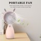 thumbnail image 4 of Mini ventilador de refrigeración por aire de dibujos animados portátil USB ventilador de mano regalos (orejas de conejo rosa), 4 of 7