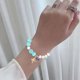 thumbnail image 5 of Pulsera para mujer con cuentas hechas a mano, piedras preciosas semipreciosas para pulsera con cuentas de cristal, 2 piezas, 5 of 5