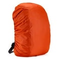 thumbnail image 1 of Rain Cover For Backpacks | Water And Wind Repellent | Backpack Protection, Satchel, Rain Cover, Rain Cape, Backpack Cover, Rain Cover, Pack Of 2 For School Bags, Backpack, 40-60l (Orange), 1 of 6