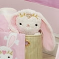 thumbnail image 3 of Lambs & Ivy Confettis Peluche Lapin, Rose/or, 3 of 5