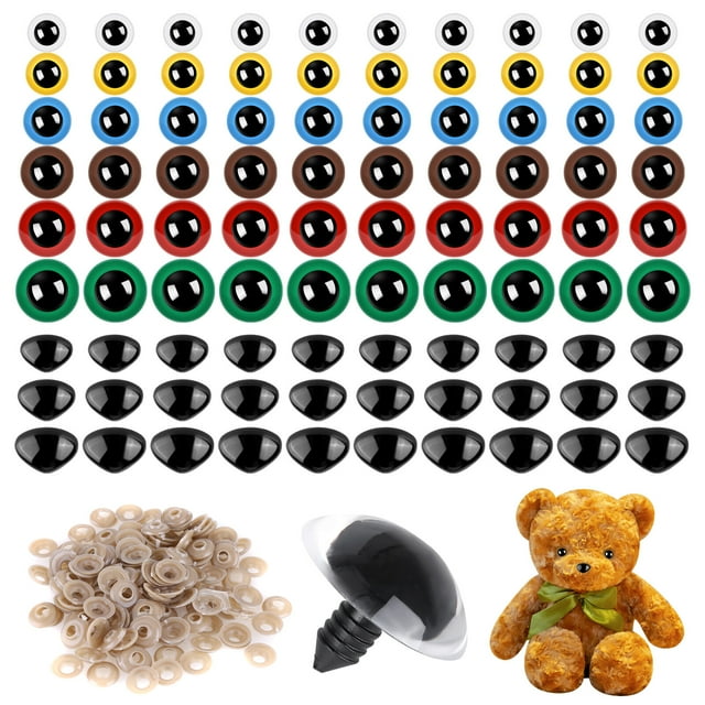 Uposao Safety Eyes 1230mm Plastic Stuffed Animal Eyes Craft Crochet