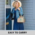 thumbnail image 6 of Pioneer Flower Floral Print Pattern Drawstring Lunch Bag Women - Drawstring Lunch Bag Insulated for Work Office - Stain-Resistant Large Lunchbags for Women with Multi-Pockets, 6 of 6