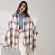 thumbnail image 4 of Bufanda de invierno para mujer, chal de cachemira con borlas y cuadros grandes, bufandas de gran tamaño, bufandas cálidas y acogedoras para invierno y otoño, 4 of 5