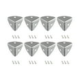 thumbnail image 1 of 8PCS Luggage Corner Retro Iron Corner Protect Wooden Box Corner Protect, 1 of 9